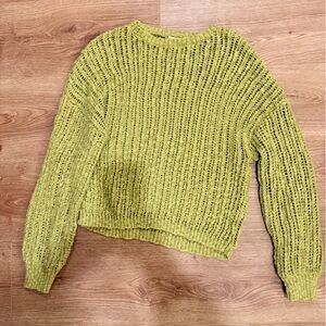 Blu Pepper Textured Lime Sweater